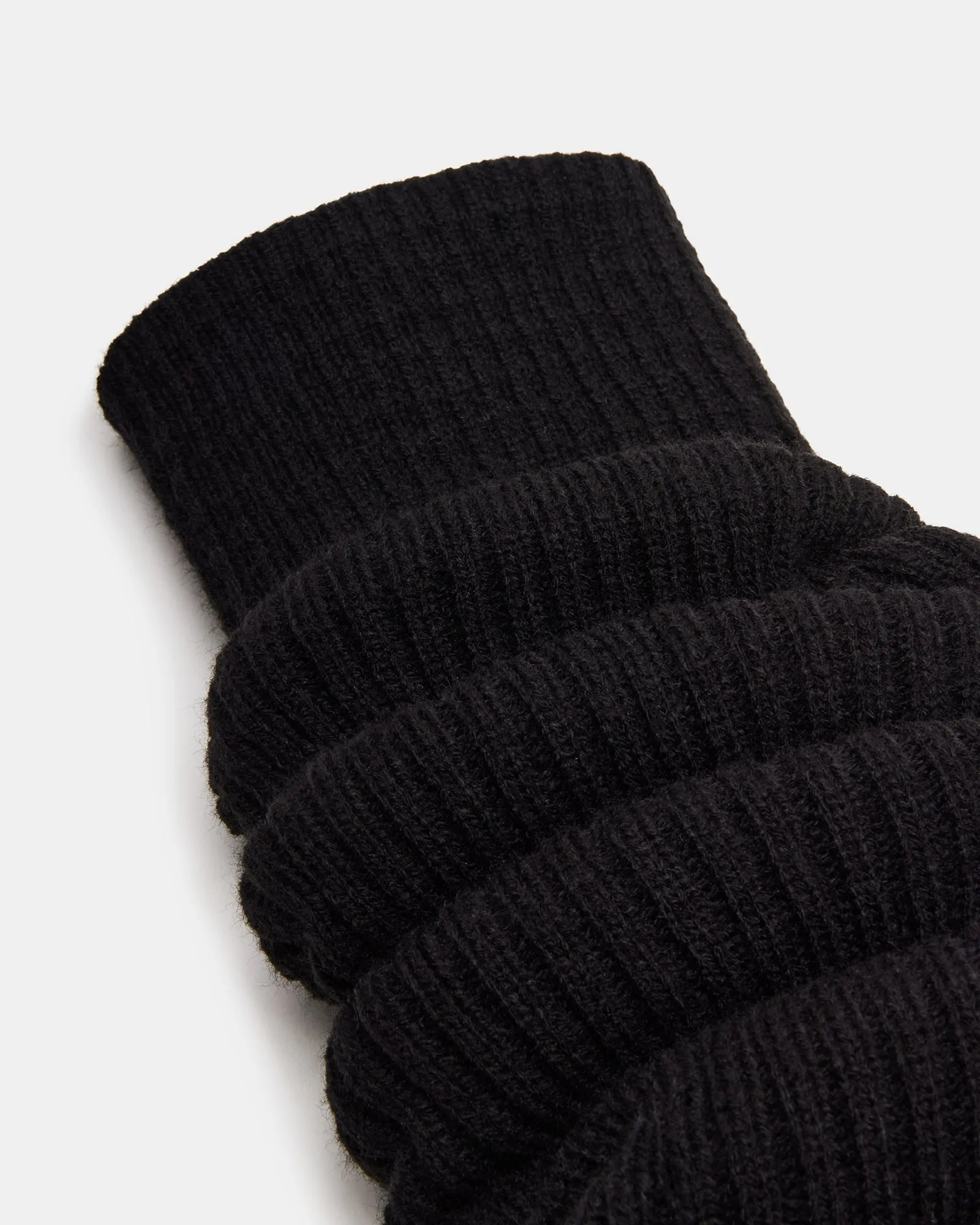 LONG LEGWARMERS BLACK sold by Steve Madden product image thumbnail 2