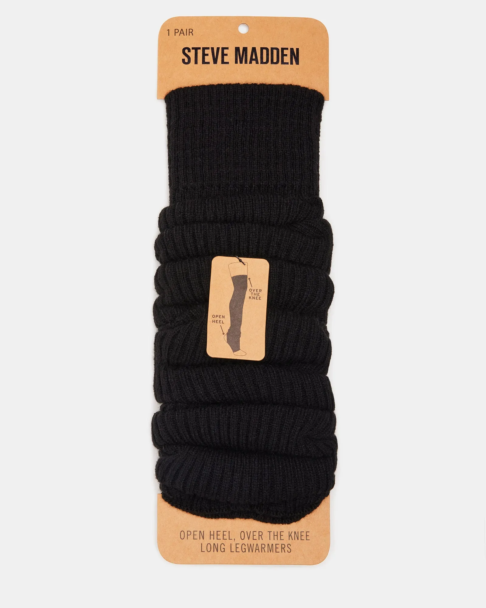 LONG LEGWARMERS BLACK sold by Steve Madden product image thumbnail 3