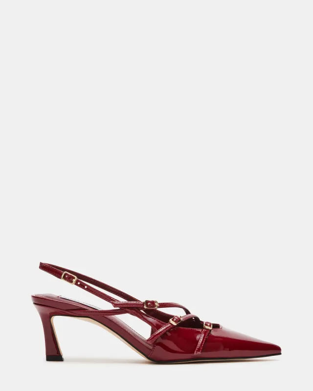 LIANA WINE PATENT sold by Steve Madden