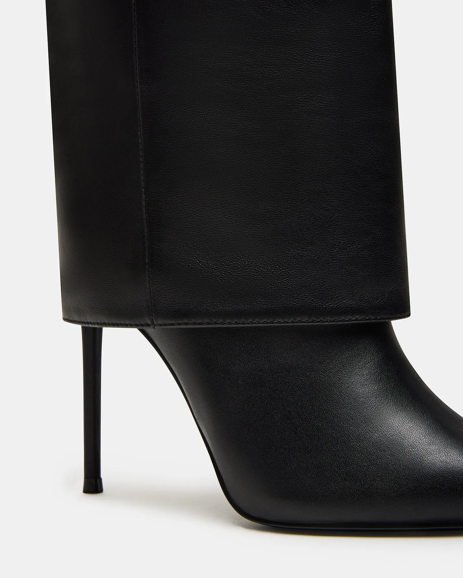 SMITH BLACK LEATHER WIDE CALF sold by Steve Madden product image thumbnail 3