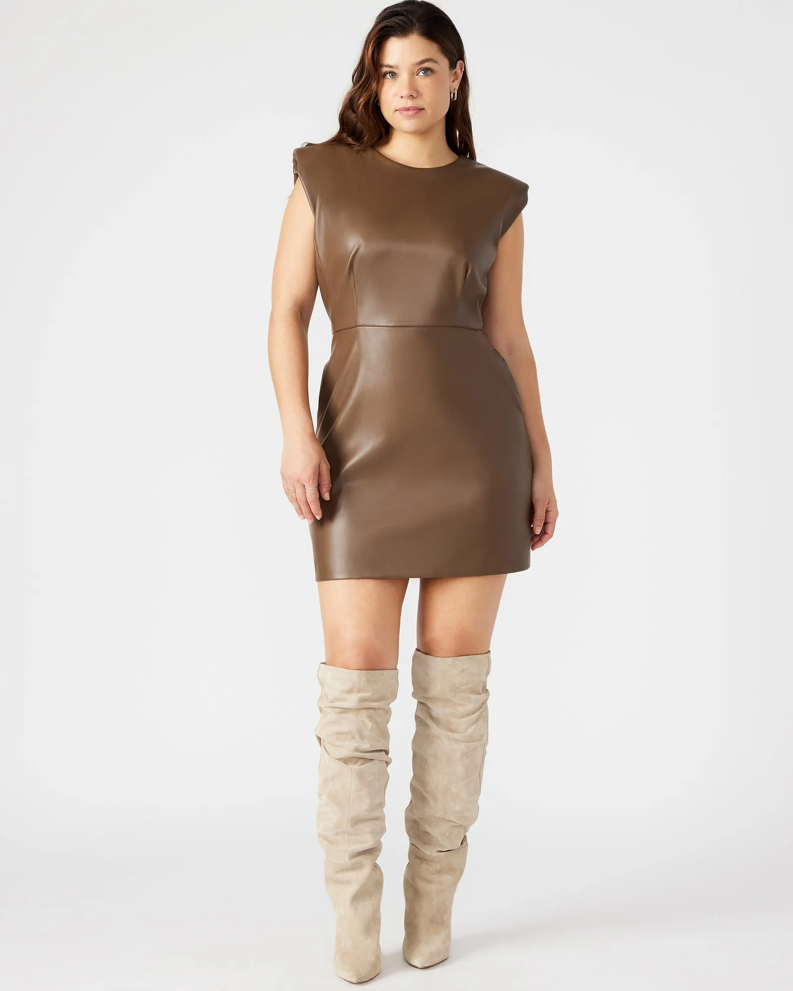 BELEN DRESS BROWN sold by Steve Madden