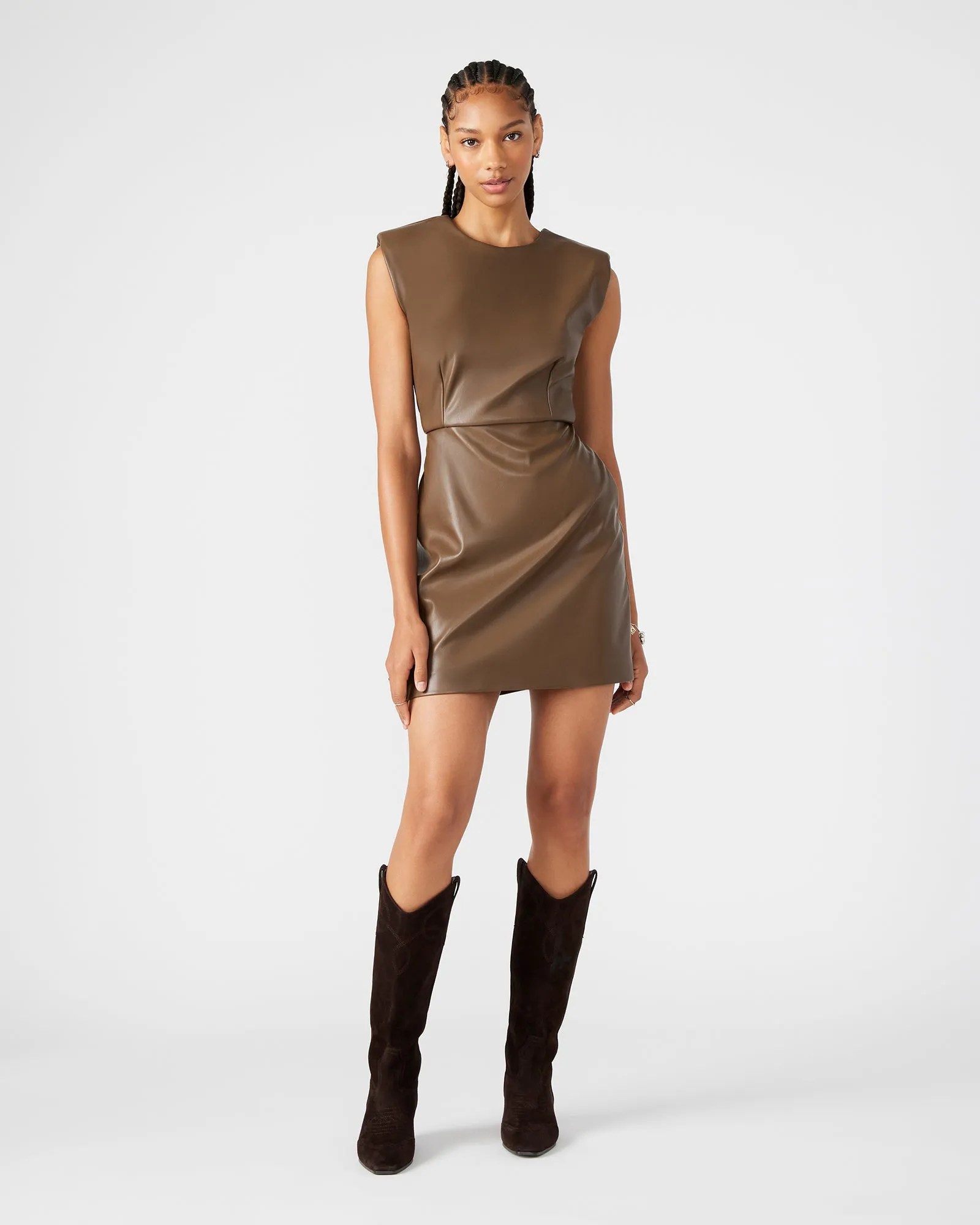 BELEN DRESS BROWN sold by Steve Madden product image thumbnail 2