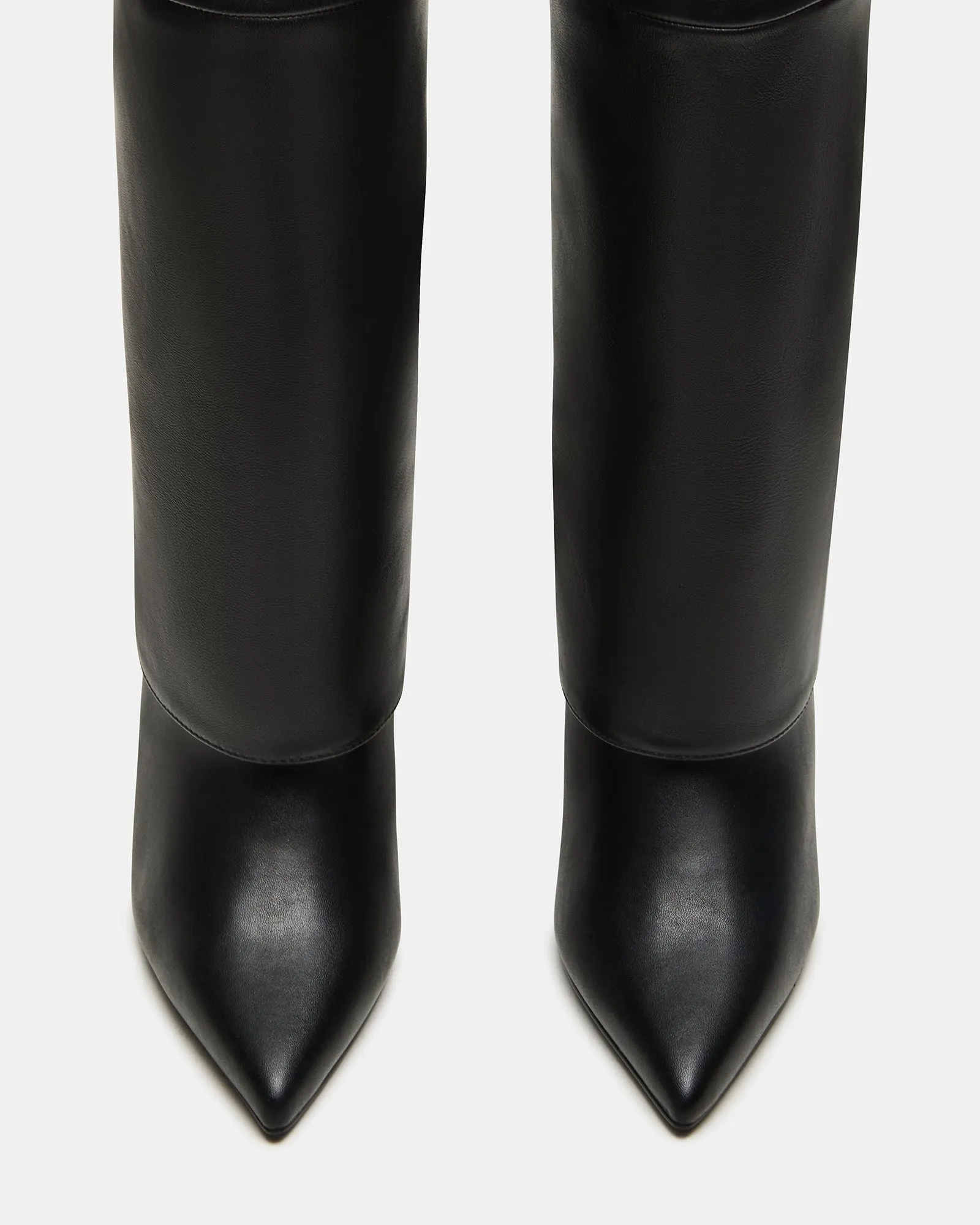 SMITH BLACK LEATHER WIDE CALF sold by Steve Madden product image thumbnail 4