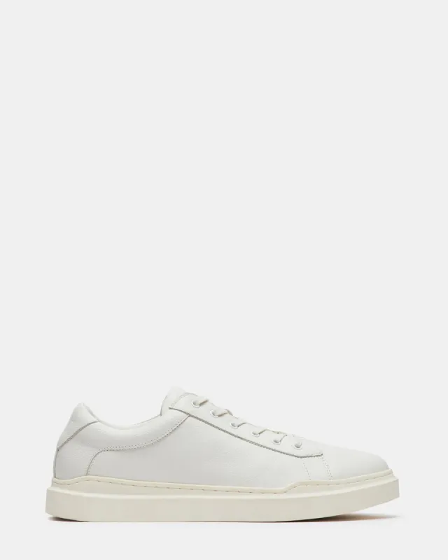 TILTON WHITE LEATHER sold by Steve Madden