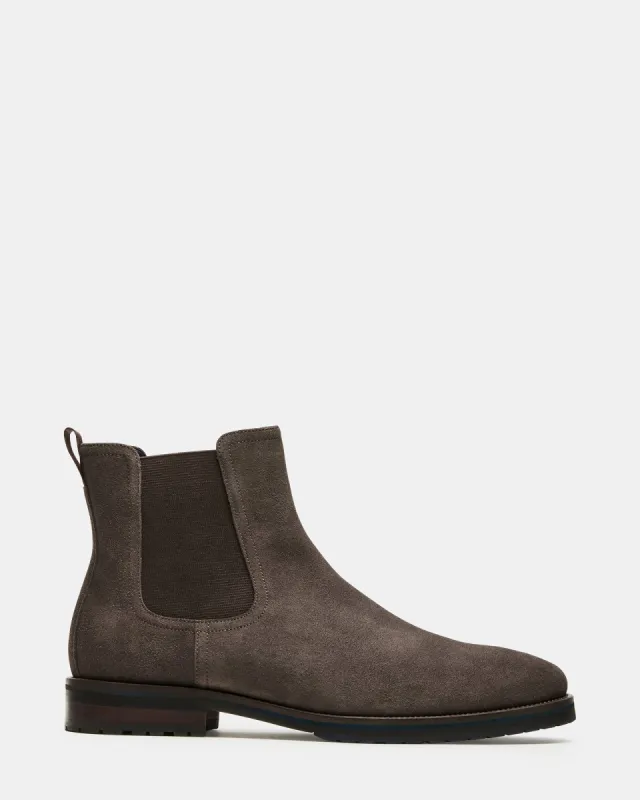 SYRE DARK GREY SUEDE sold by Steve Madden
