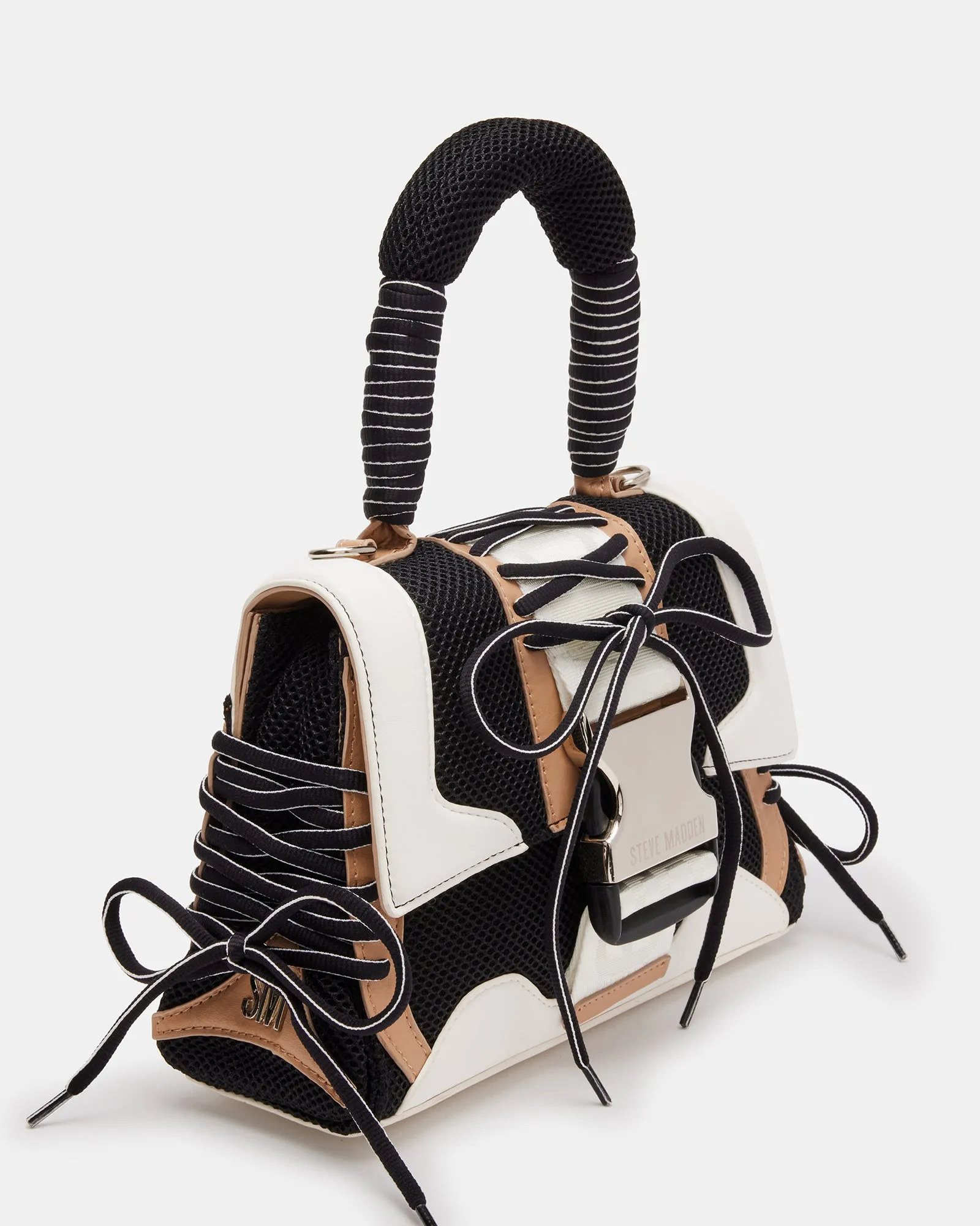 DIEGO BAG BLACK/TAN sold by Steve Madden product image thumbnail 3