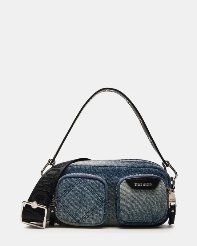 PEPPER BAG DENIM FABRIC sold by Steve Madden