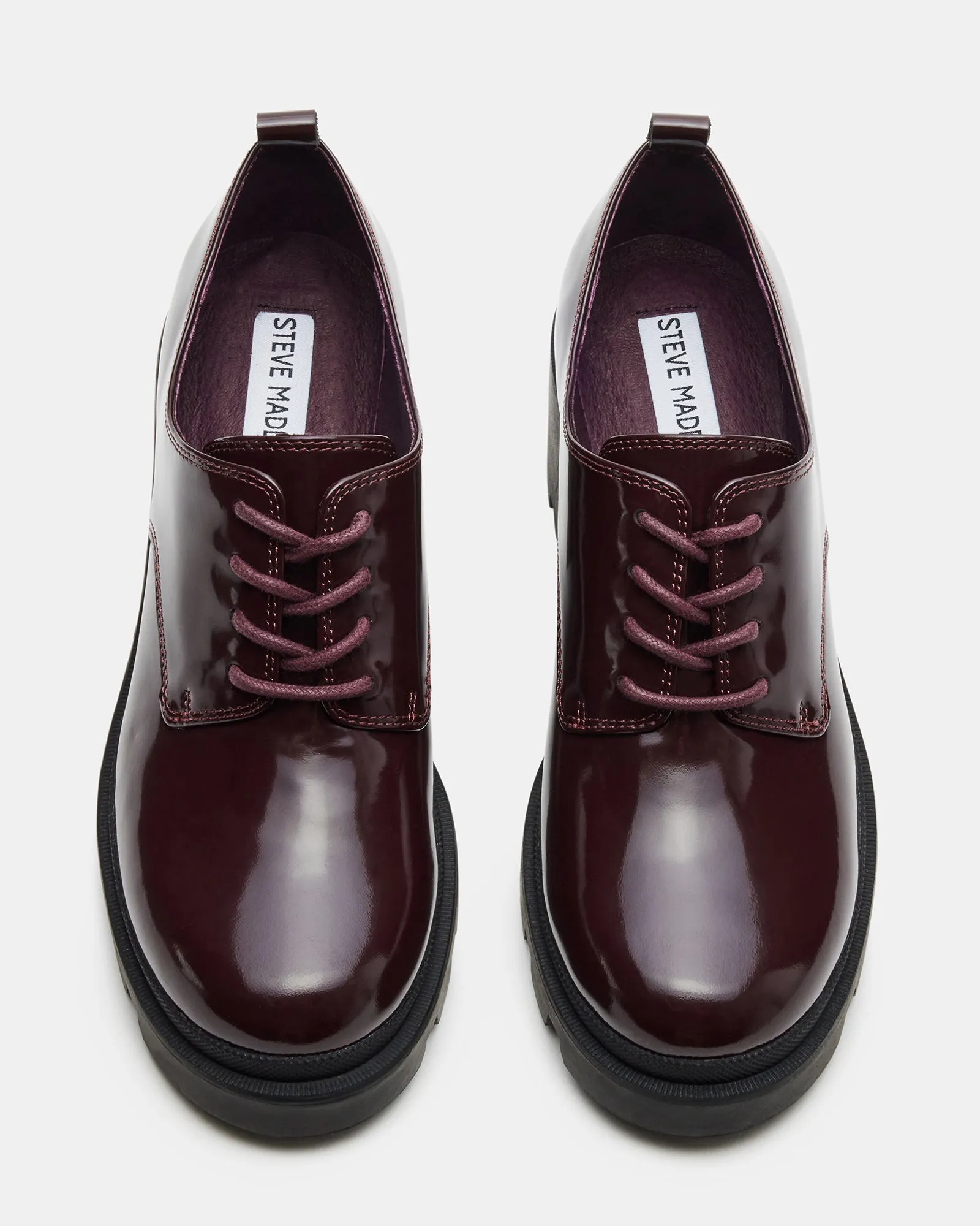 STEPPER BURGUNDY LEATHER sold by Steve Madden product image thumbnail 4