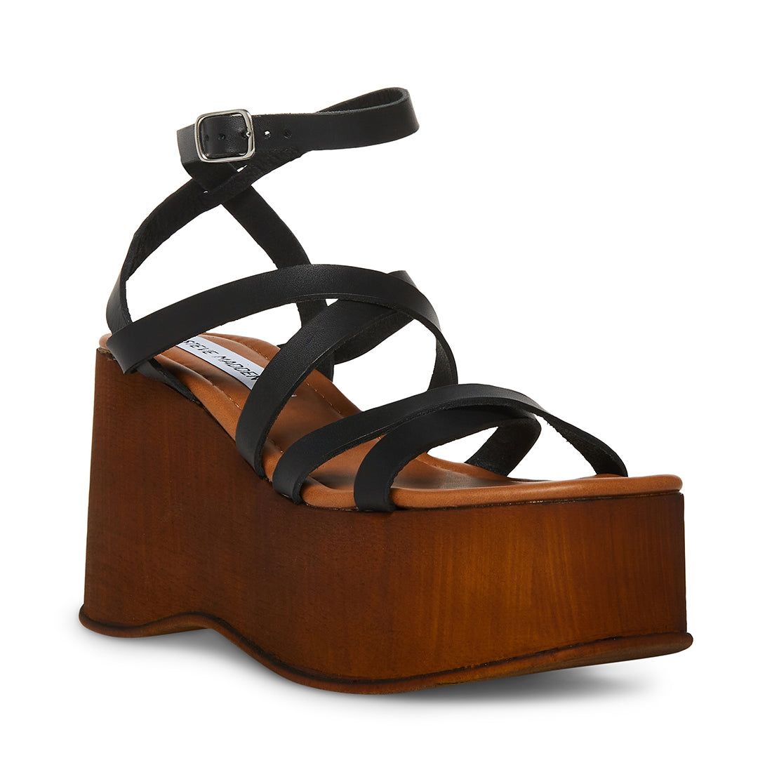 AVRIL BLACK LEATHER sold by Steve Madden product image thumbnail 2