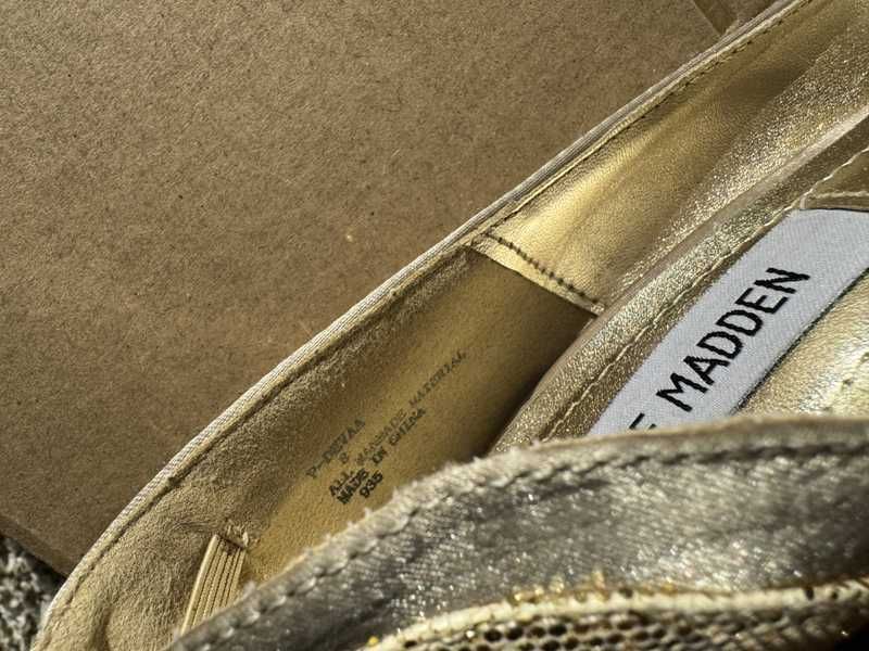 GOLD GLITTER PUMP HEELS - SM REBOOTED sold by Steve Madden product image thumbnail 4