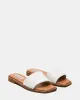 SANDRA WOVEN WHITE LEATHER sold by Steve Madden