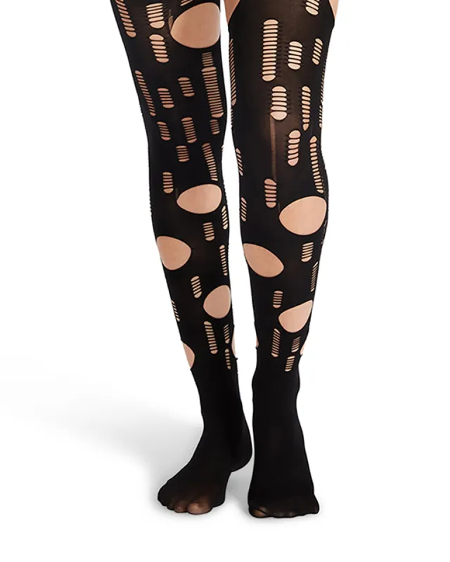 L-RIPPED BLACK TIGHT SINGLE sold by Steve Madden