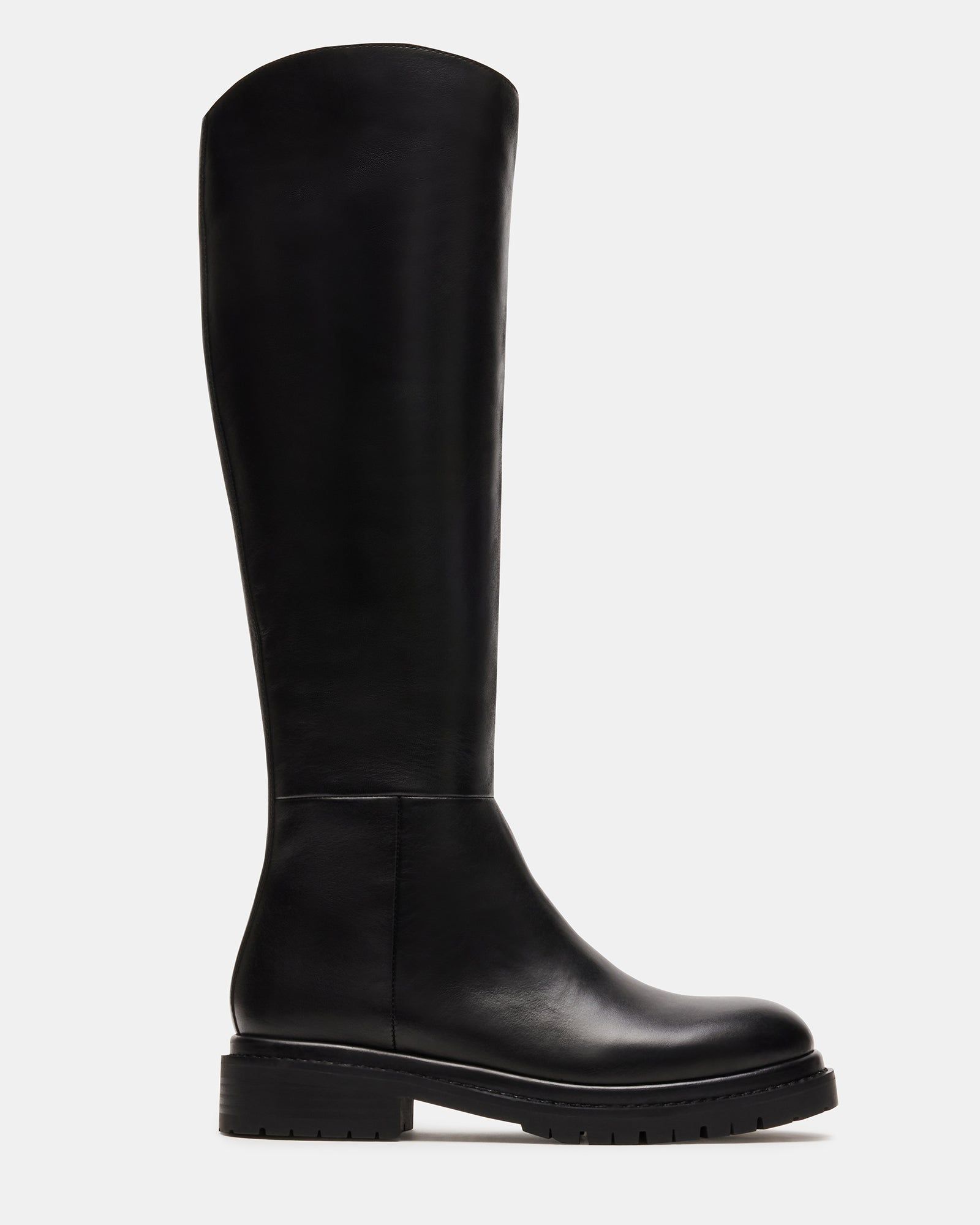 RAPHAELLA BLACK LEATHER sold by Steve Madden