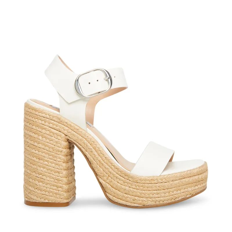 JANICE WHITE LEATHER sold by Steve Madden