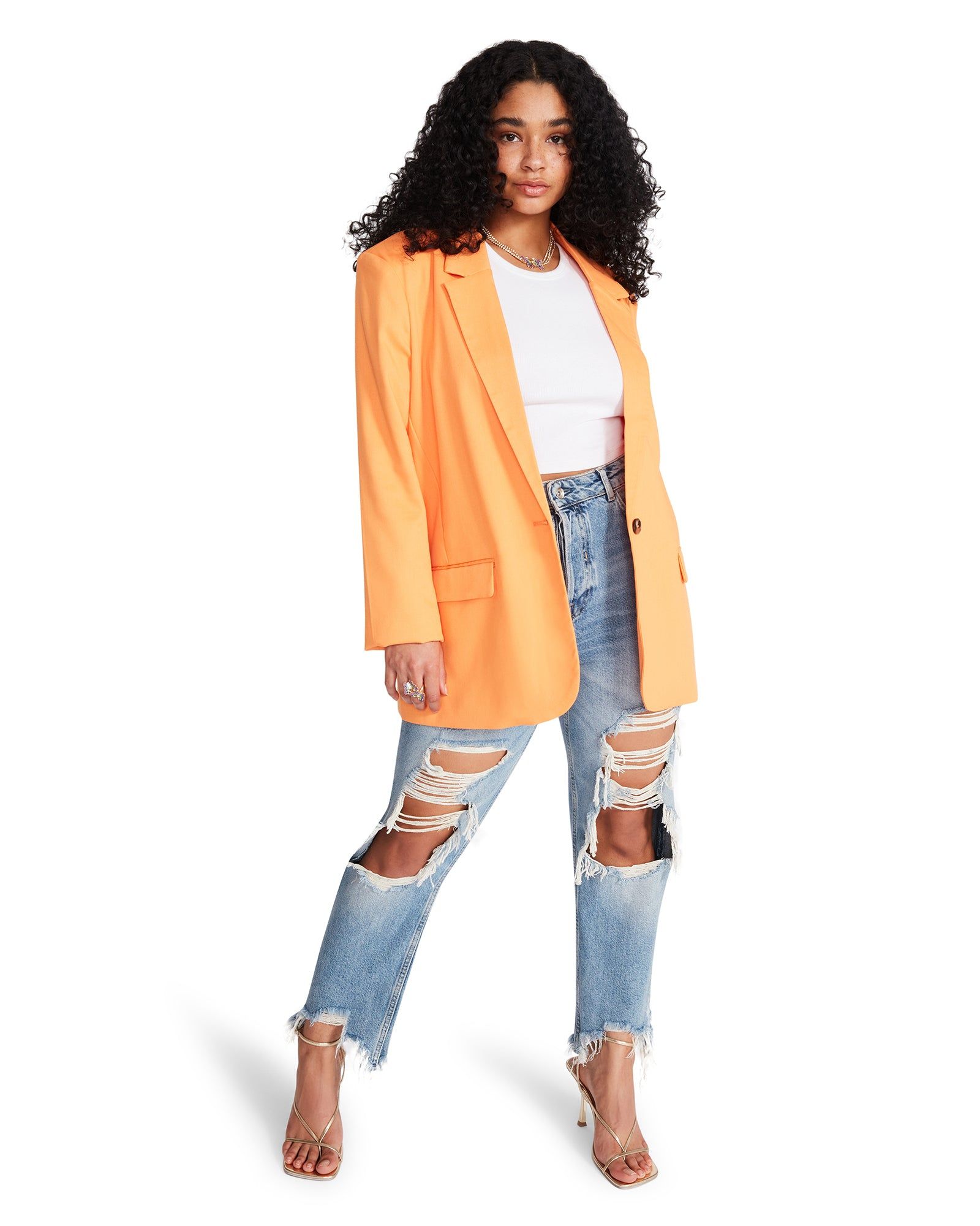 KAIRA BLAZER ORANGE sold by Steve Madden product image thumbnail 4