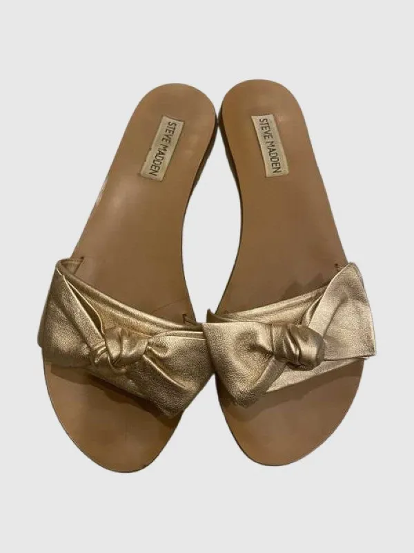 Gold Bow Sandals - SM REBOOTED sold by Steve Madden