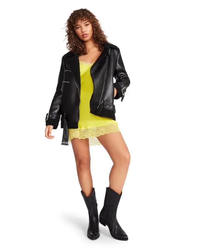QUINN JACKET BLACK sold by Steve Madden