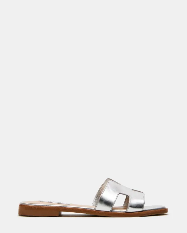 HADYN SILVER LEATHER sold by Steve Madden