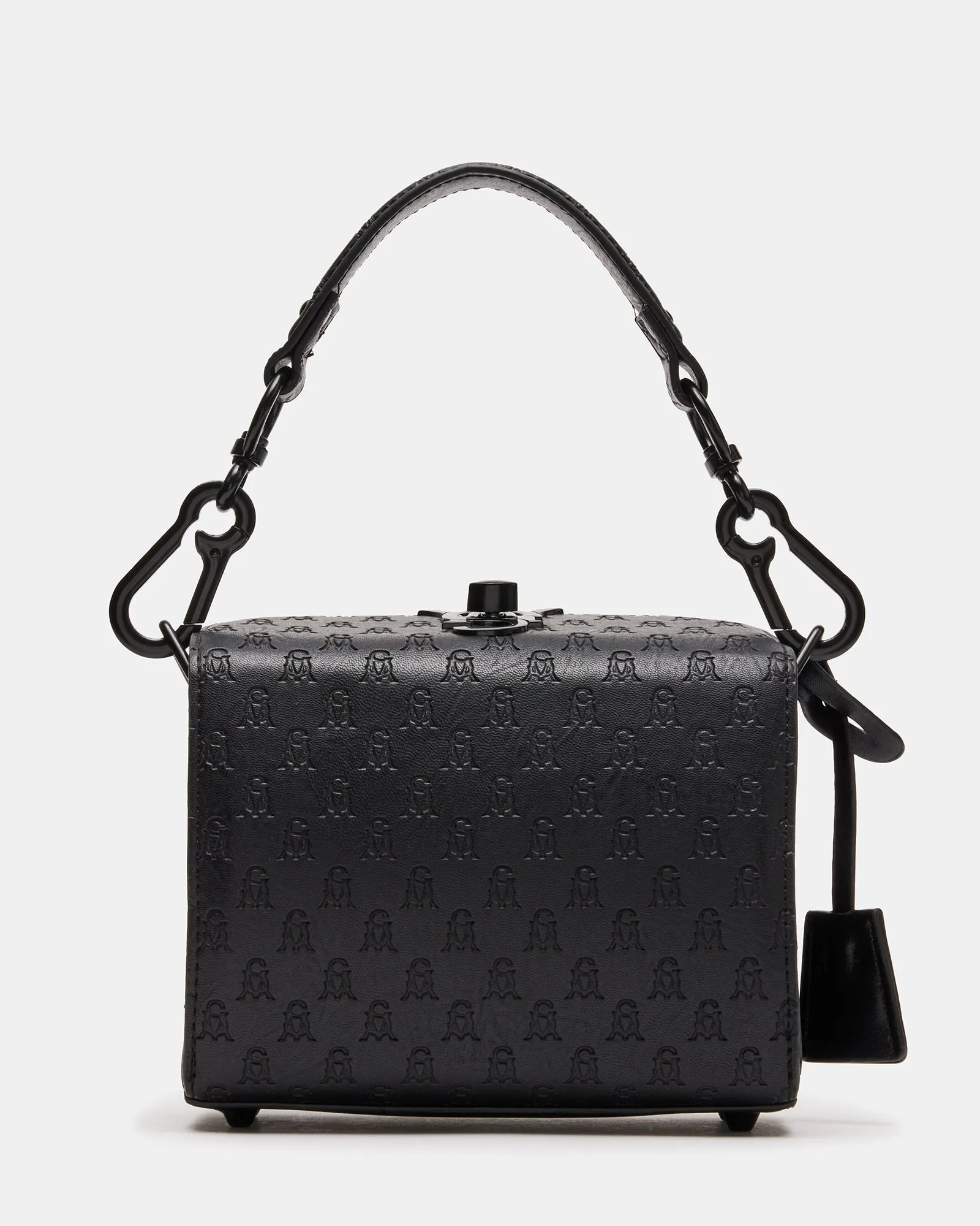 【大特価】Steve Madden KROME LOGO ハンドバッグ KROME LOGO BAG BLACK/BLACK | Parallel
