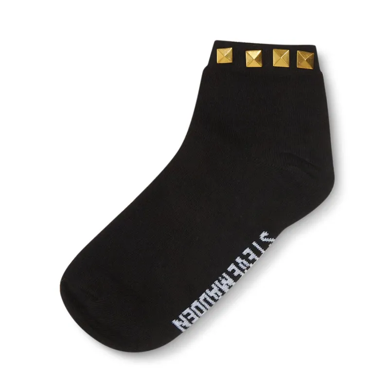 STUD TRIMMED ANKLET BLACK sold by Steve Madden