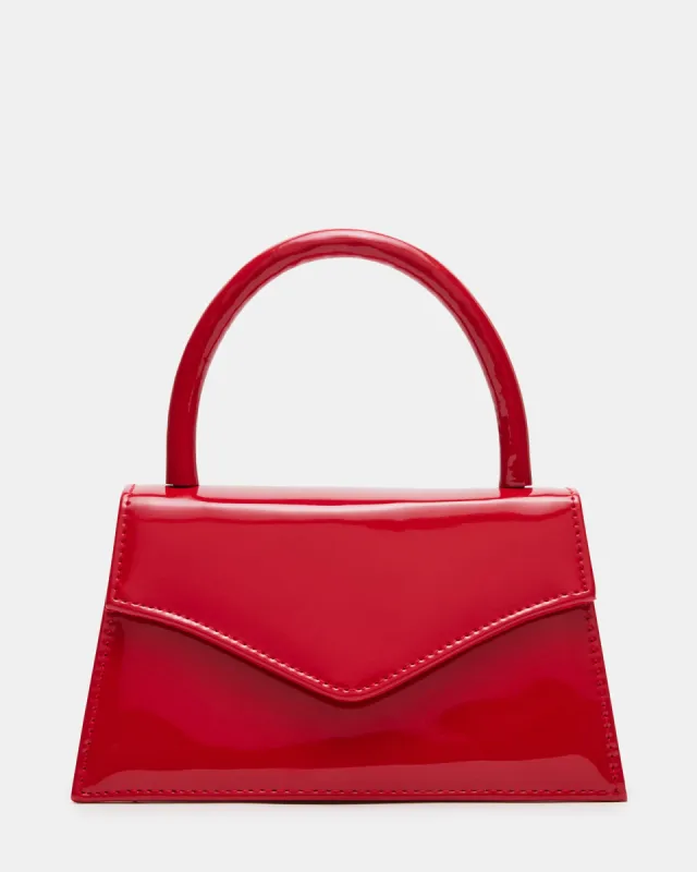 AMINA BAG RED PATENT sold by Steve Madden