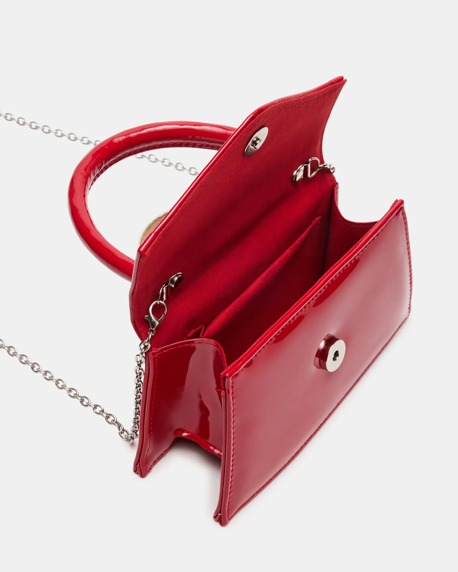 AMINA BAG RED PATENT sold by Steve Madden product image thumbnail 5