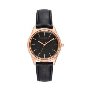 ELEGANT EMBOSSED WATCH BLACK sold by Steve Madden