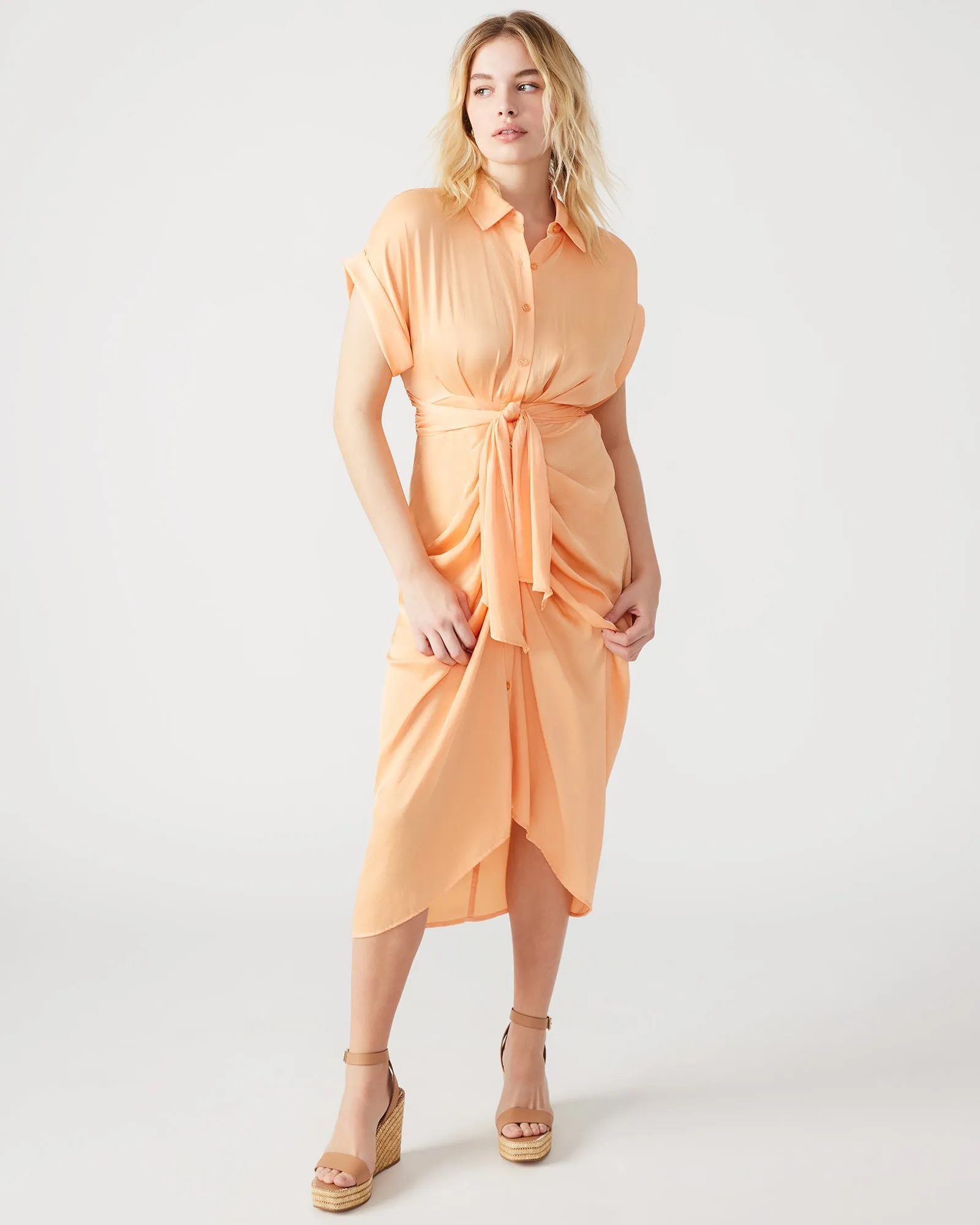 TORI DRESS PEACH sold by Steve Madden