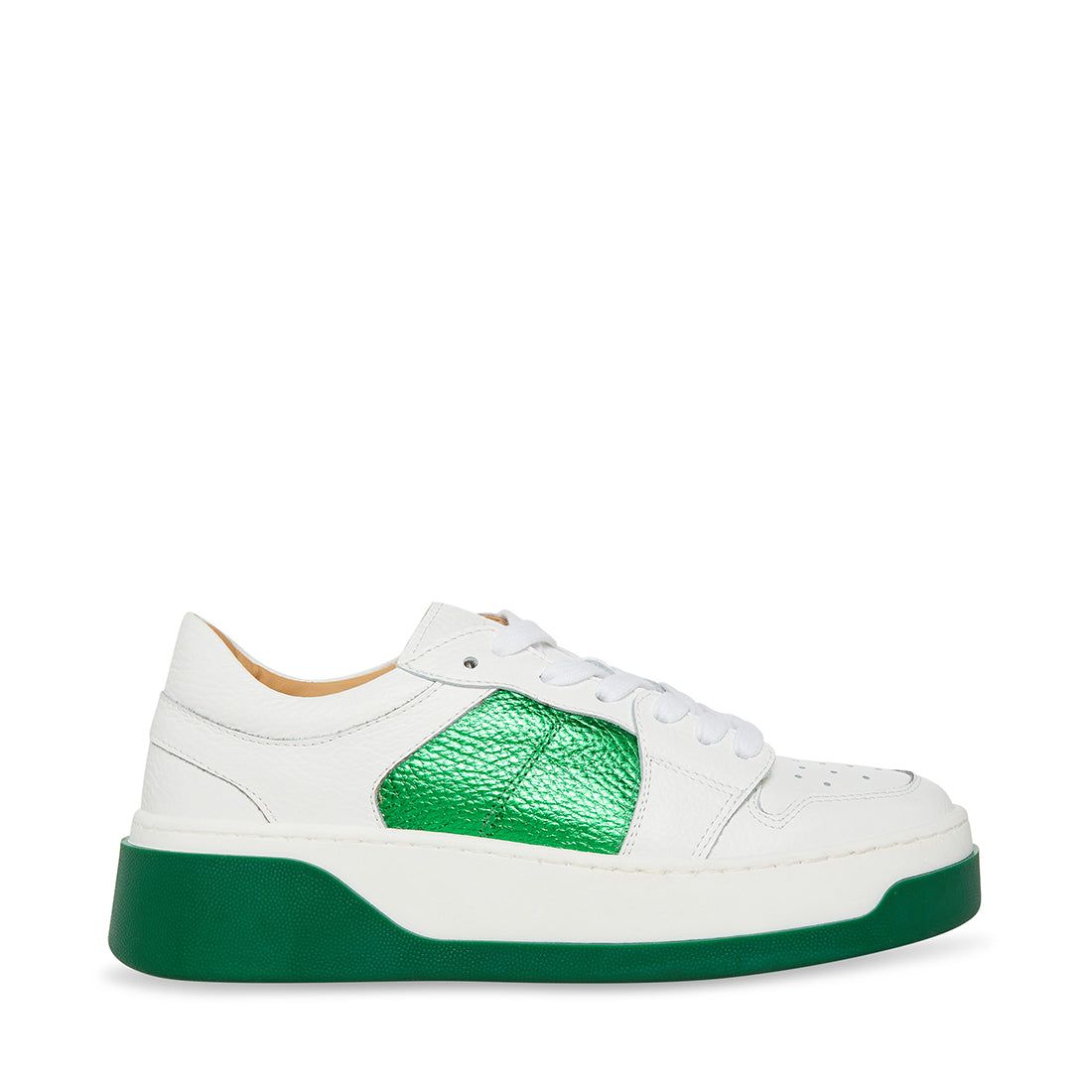 JOEY WHITE/GREEN sold by Steve Madden