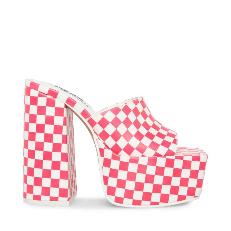 TRIXIE PINK/WHITE sold by Steve Madden