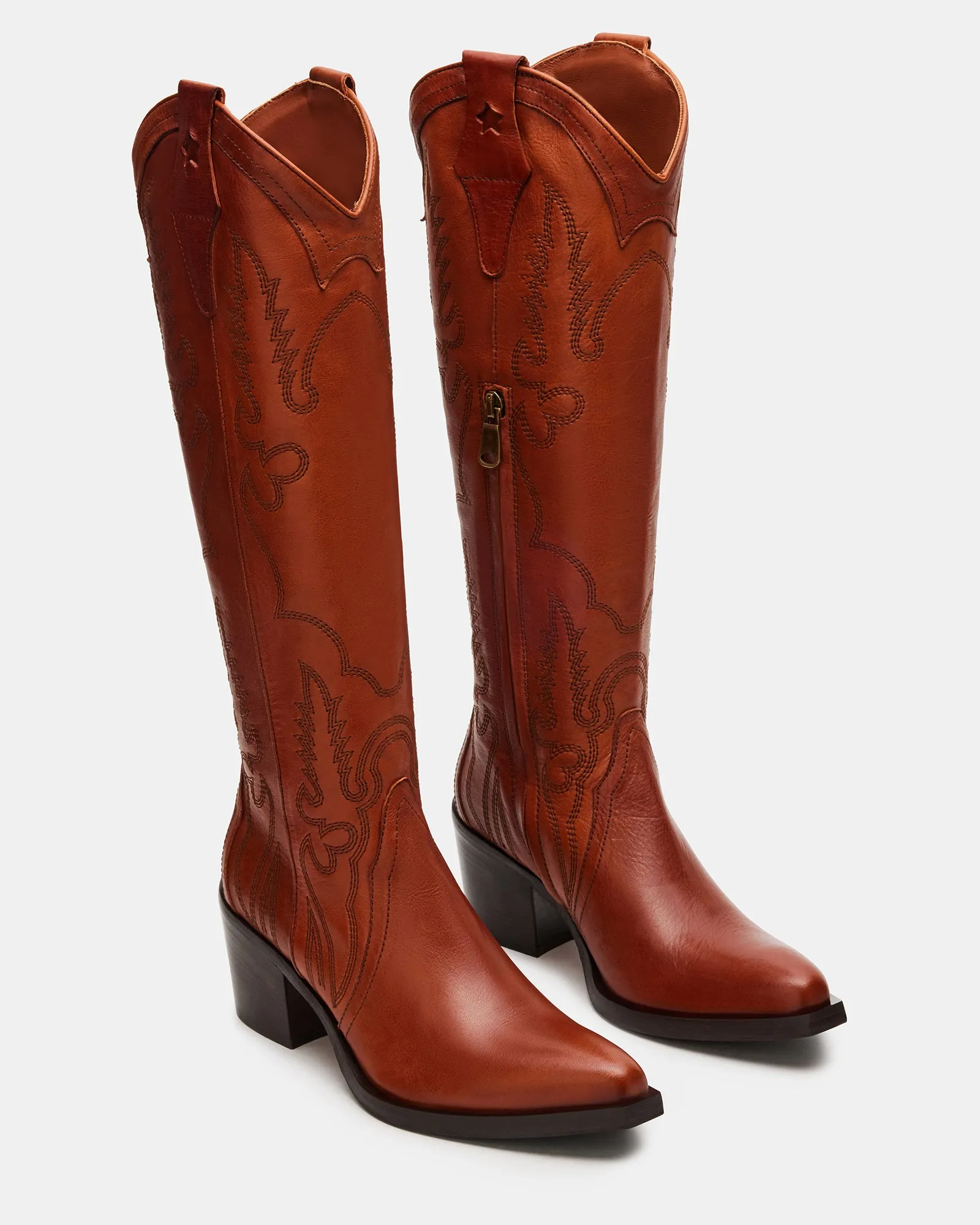 SALOON COGNAC LEATHER sold by Steve Madden product image thumbnail 2