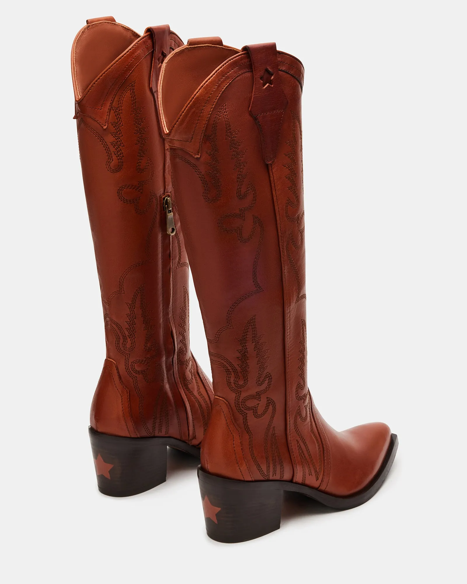 SALOON COGNAC LEATHER sold by Steve Madden product image thumbnail 5