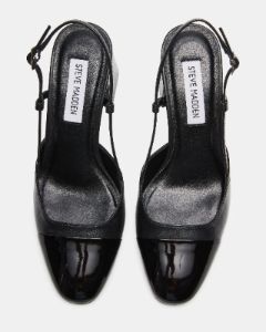BECKA BLACK LEATHER sold by Steve Madden