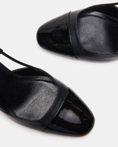 BECKA BLACK LEATHER sold by Steve Madden