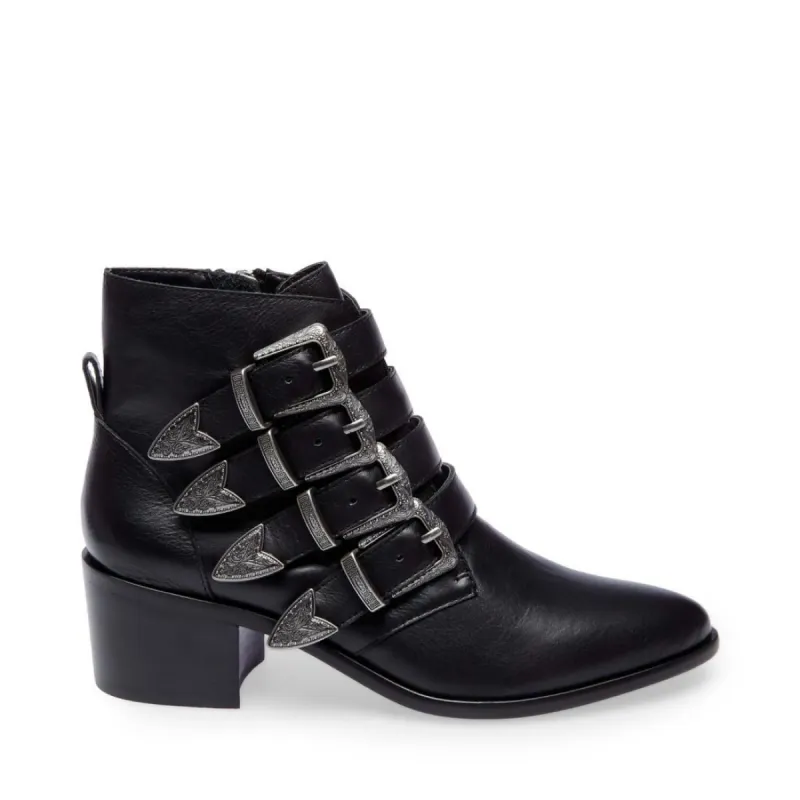 BILLEY BLACK LEATHER - SM REBOOTED sold by Steve Madden