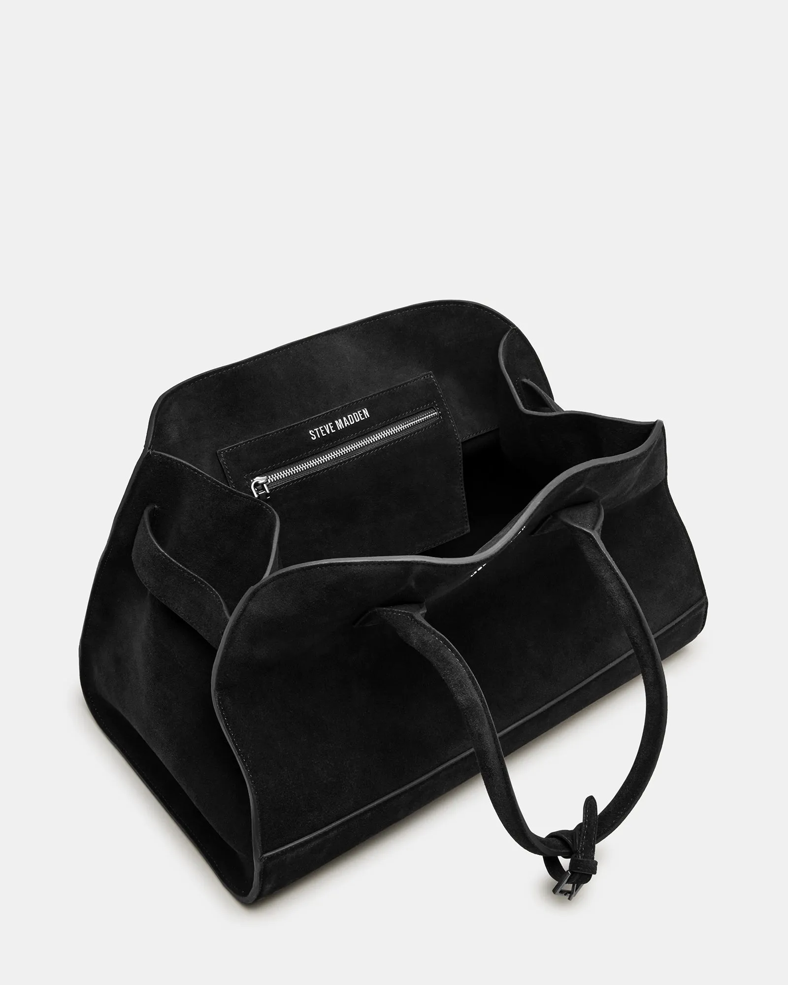HEIDEE BAG BLACK SUEDE sold by Steve Madden product image thumbnail 4