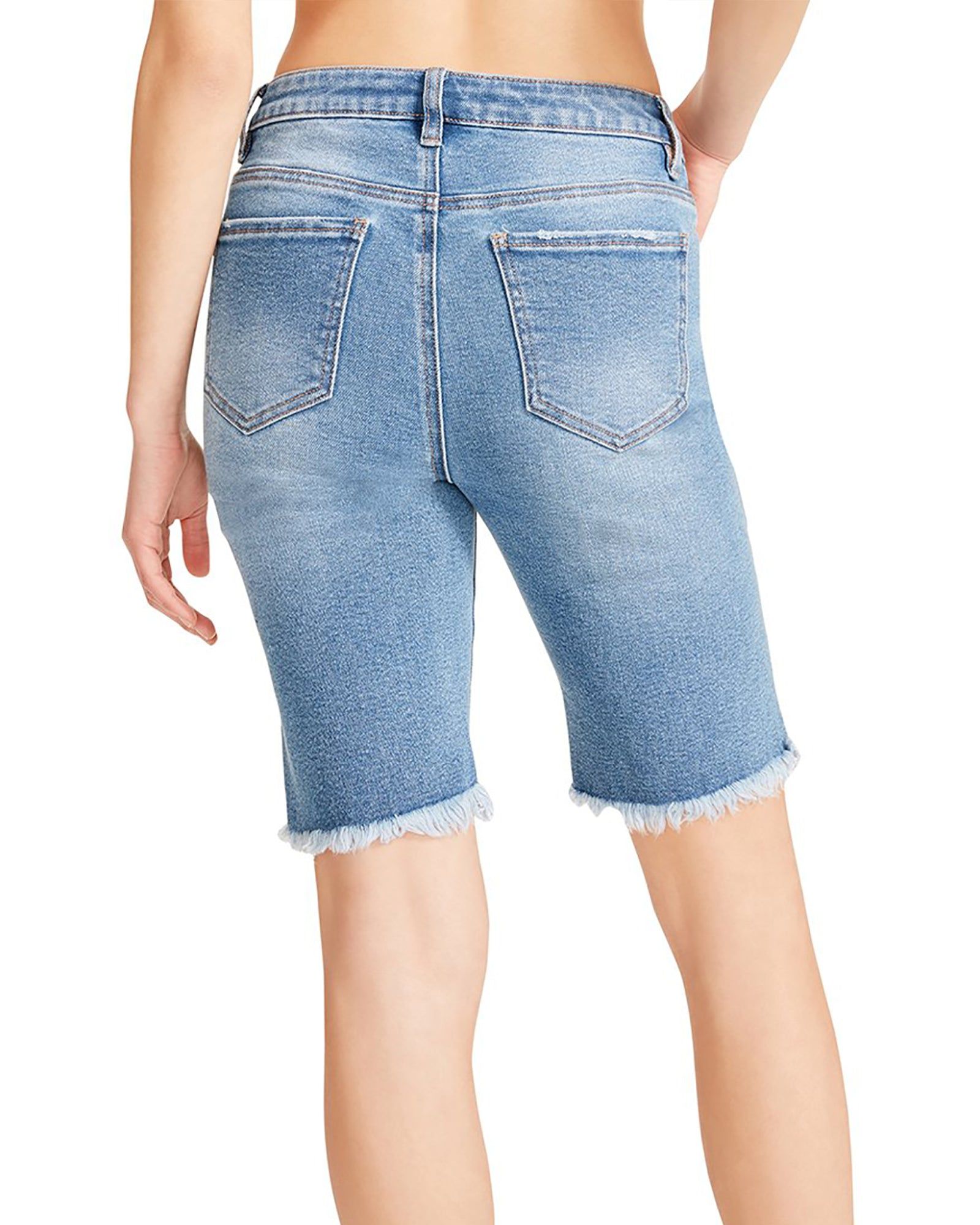 DISTRESSED BERMUDA SHORT DENIM FABRIC sold by Steve Madden product image thumbnail 3