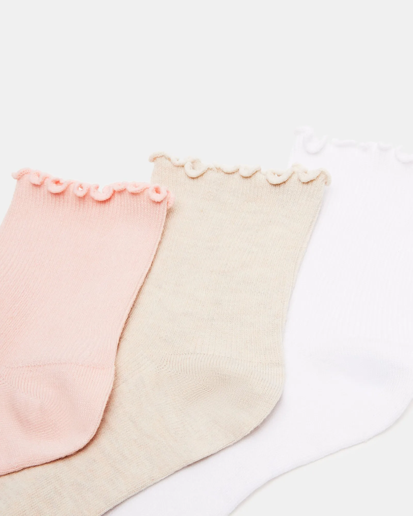 RUCHED SOCKS BLUSH MULTI sold by Steve Madden product image thumbnail 2