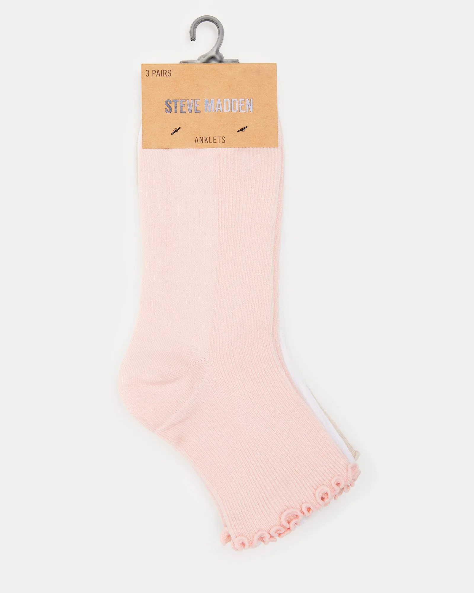 RUCHED SOCKS BLUSH MULTI sold by Steve Madden product image thumbnail 3
