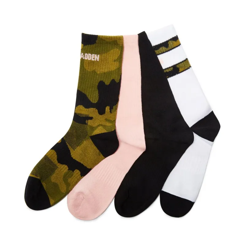 LOGO CREW SOCKS CAMO MULTI sold by Steve Madden