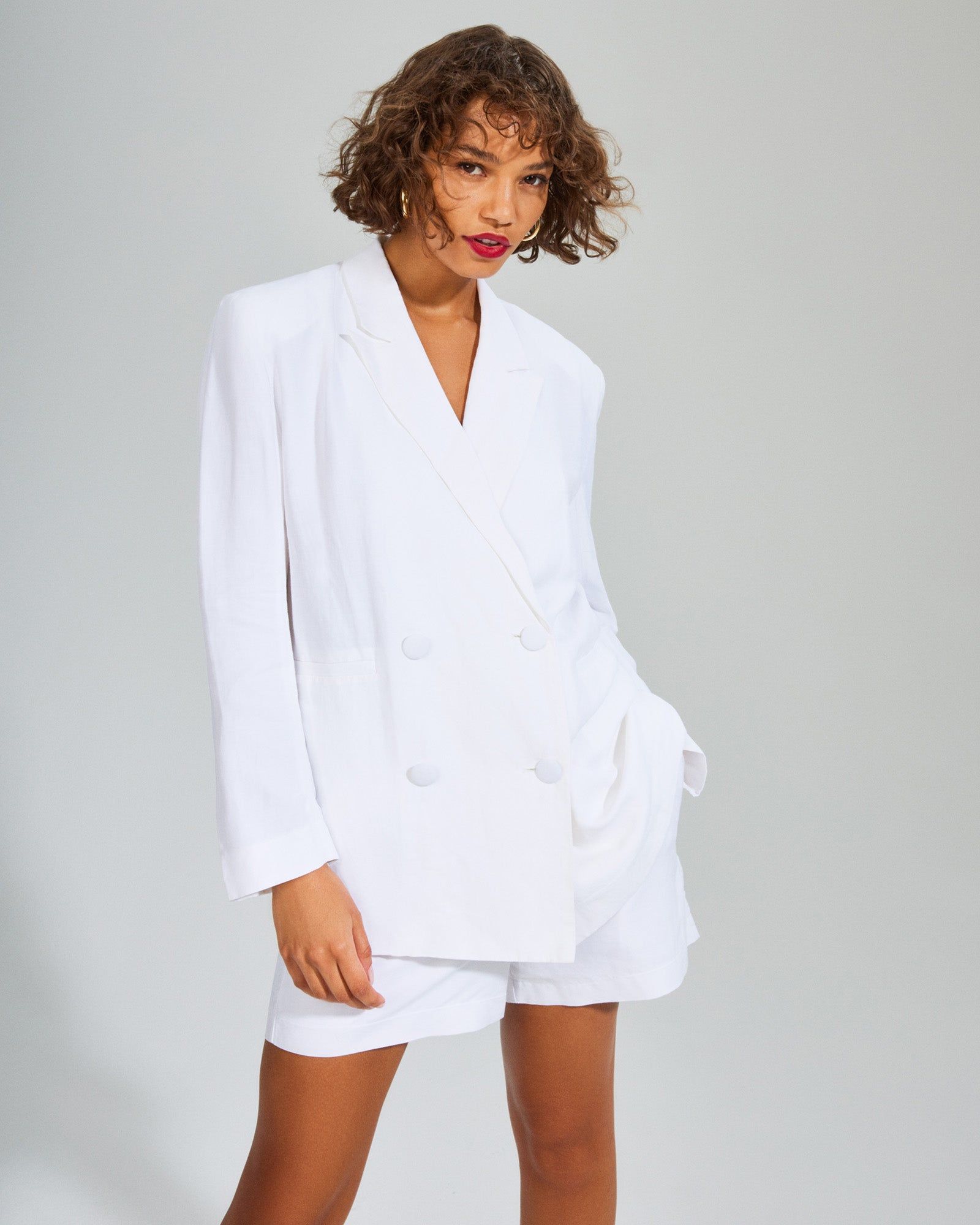 BALDWIN BLAZER WHITE sold by Steve Madden product image thumbnail 9