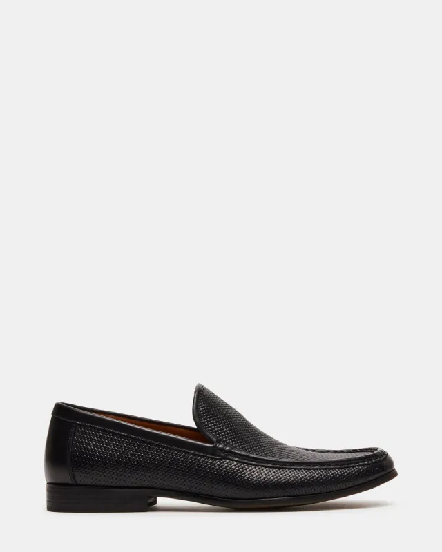 JABRIAN BLACK LEATHER sold by Steve Madden