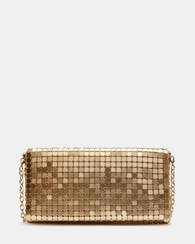 BRIGIT BAG GOLD sold by Steve Madden