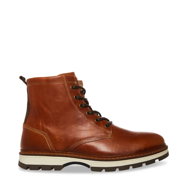 LUCIUS COGNAC LEATHER sold by Steve Madden