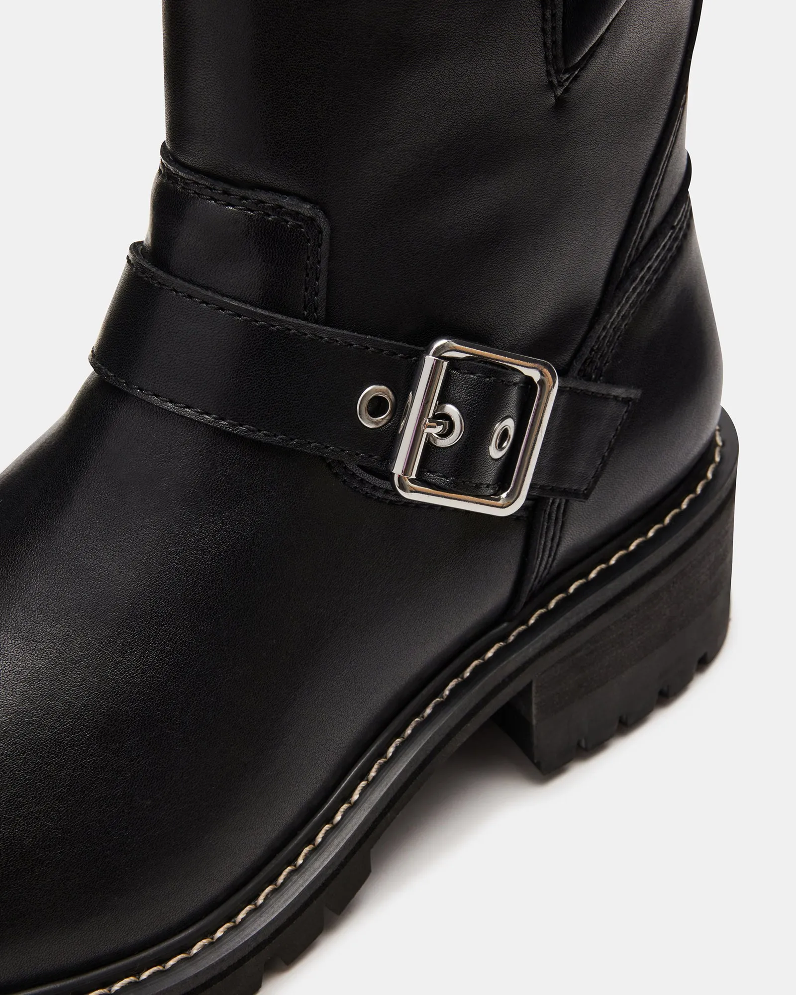 DONOVAN BLACK LEATHER sold by Steve Madden product image thumbnail 3