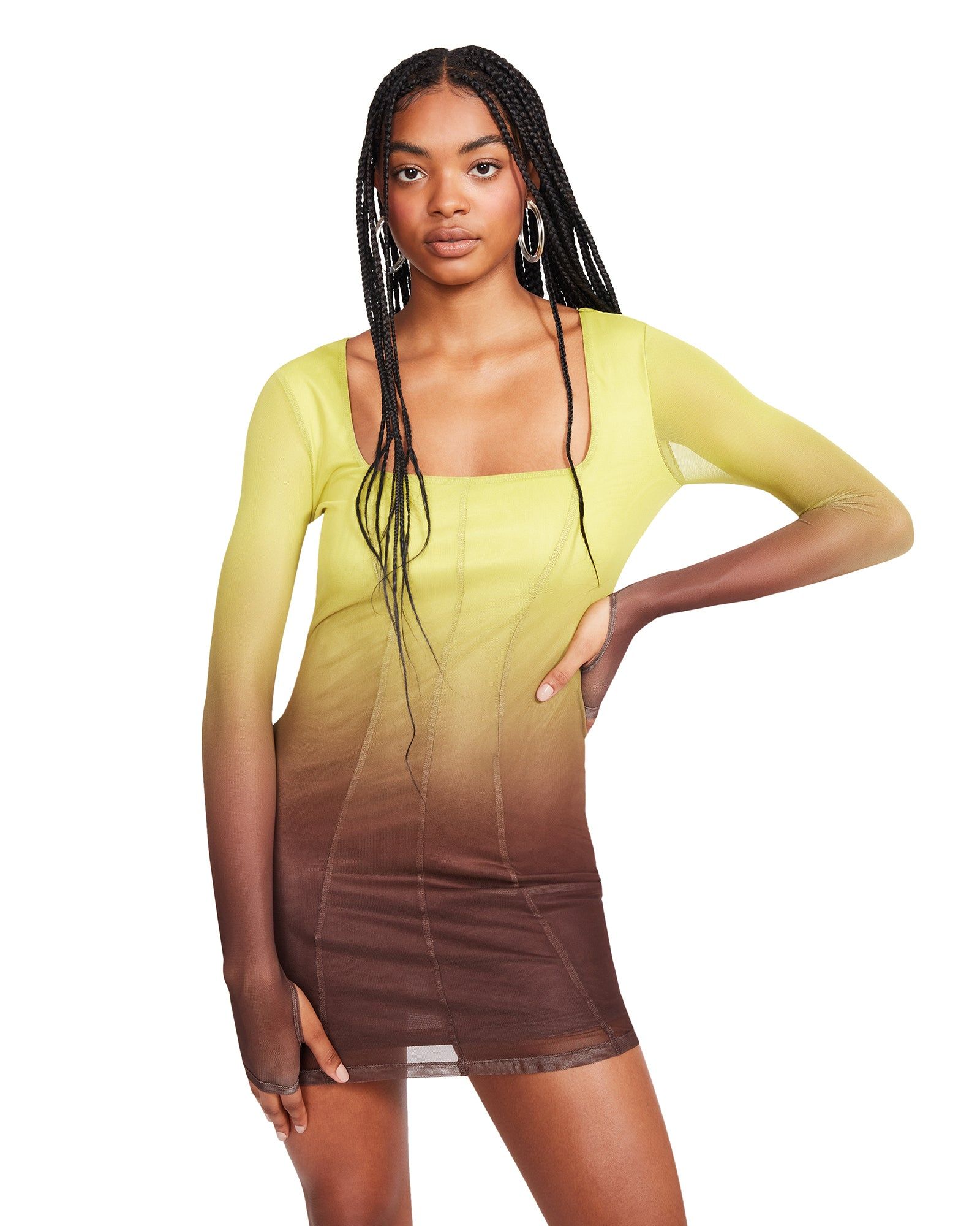 FREYA DRESS CITRON sold by Steve Madden product image thumbnail 2