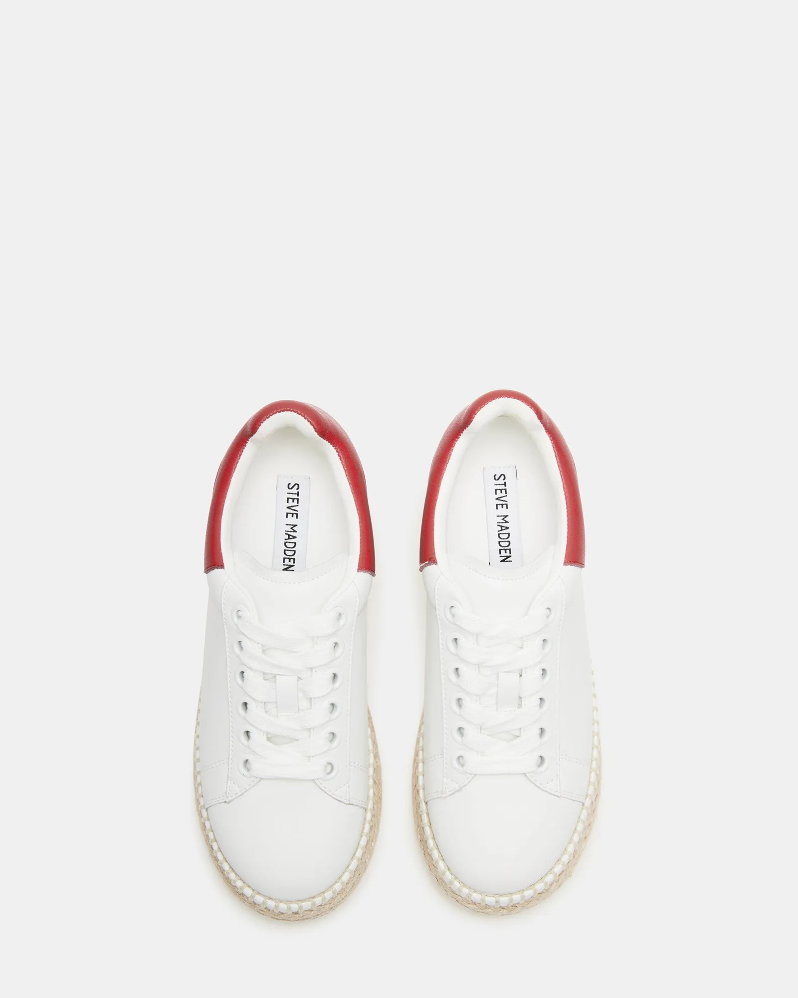GLANCE WHITE/RED sold by Steve Madden product image thumbnail 4