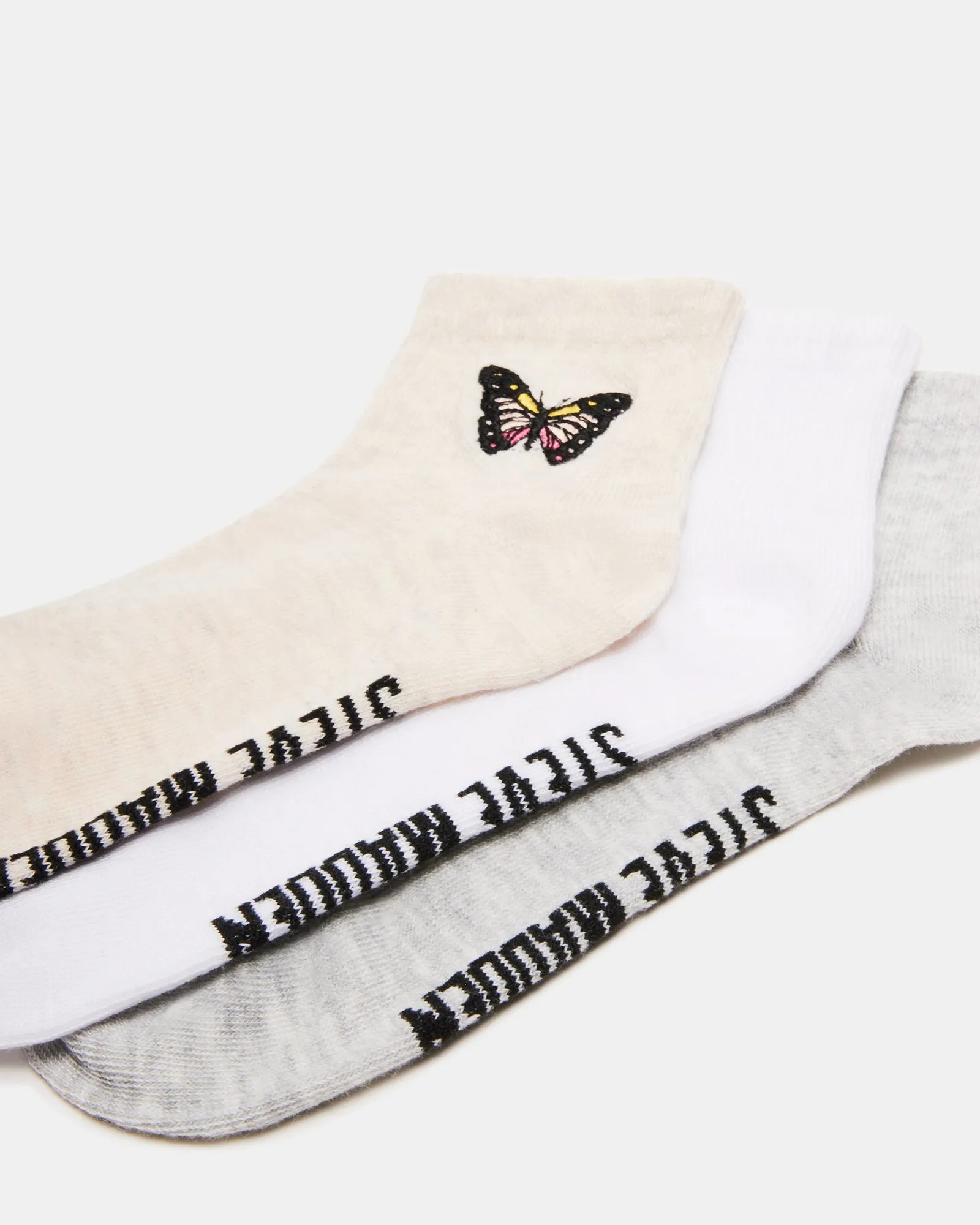 FLYING SOCKS NATURAL MULTI sold by Steve Madden product image thumbnail 3