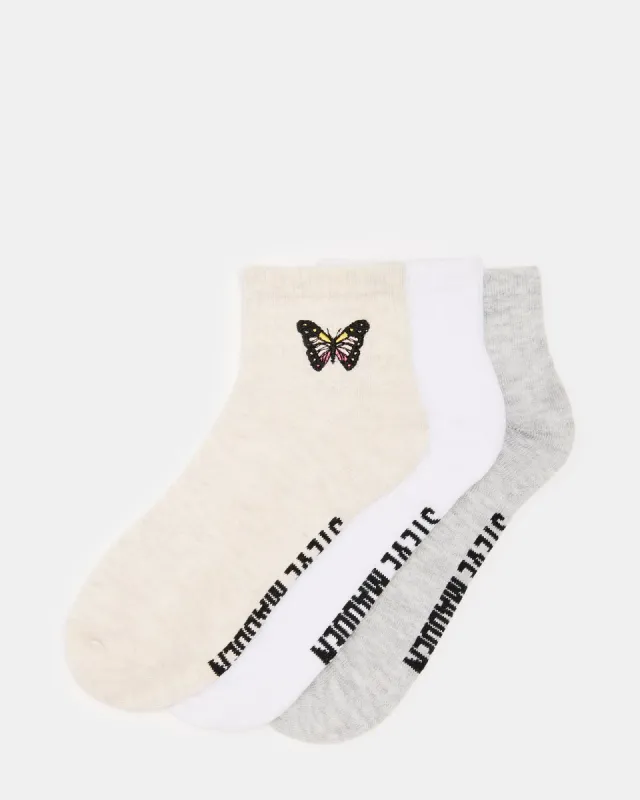 FLYING SOCKS NATURAL MULTI sold by Steve Madden
