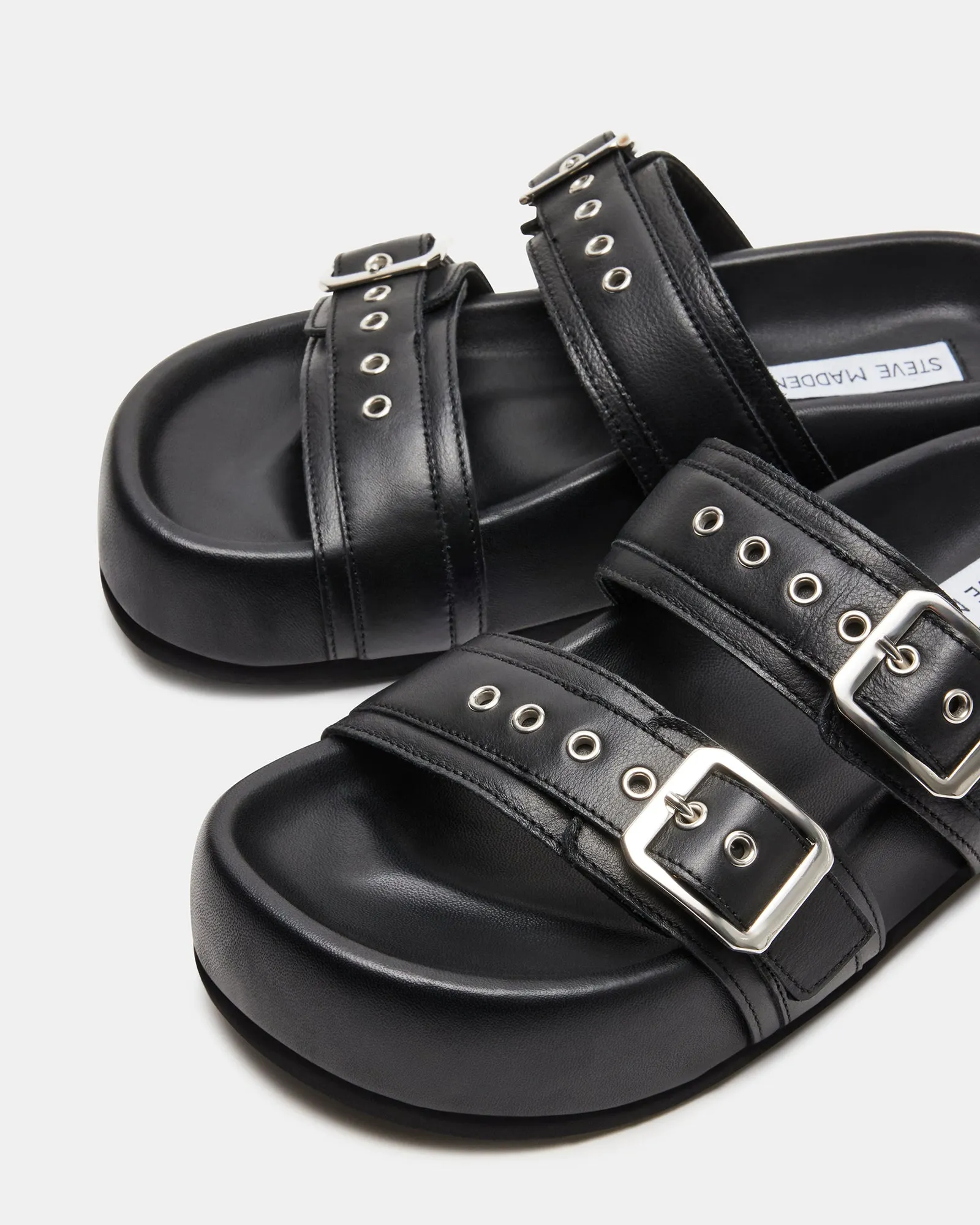 MARCINE BLACK LEATHER sold by Steve Madden product image thumbnail 3